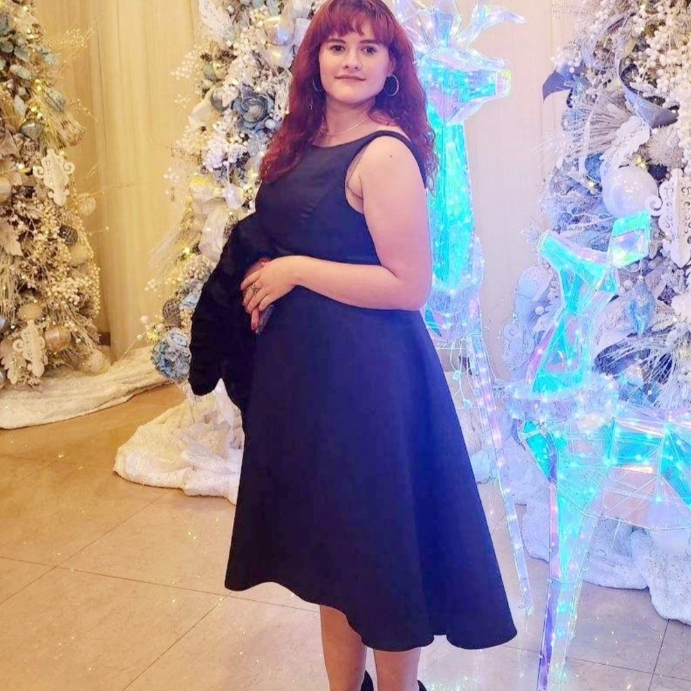 Black Satin Dress